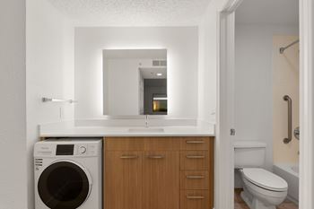Efficient washroom setup